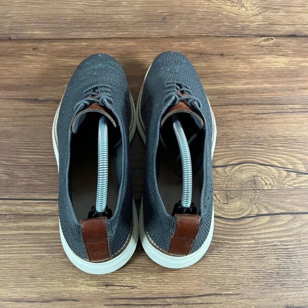 Cole Haan Original Grand Knit Wingtip Sneakers Men’s Size 9.5 Gray_5